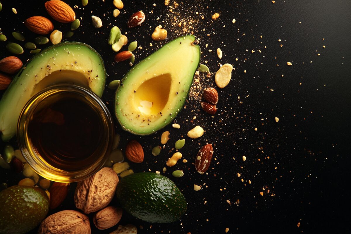 avocados and almonds
