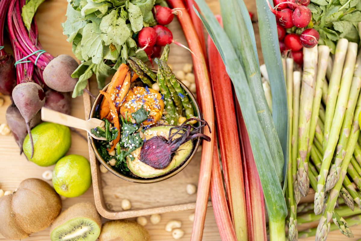 Opt for fresh and lightly cooked foods